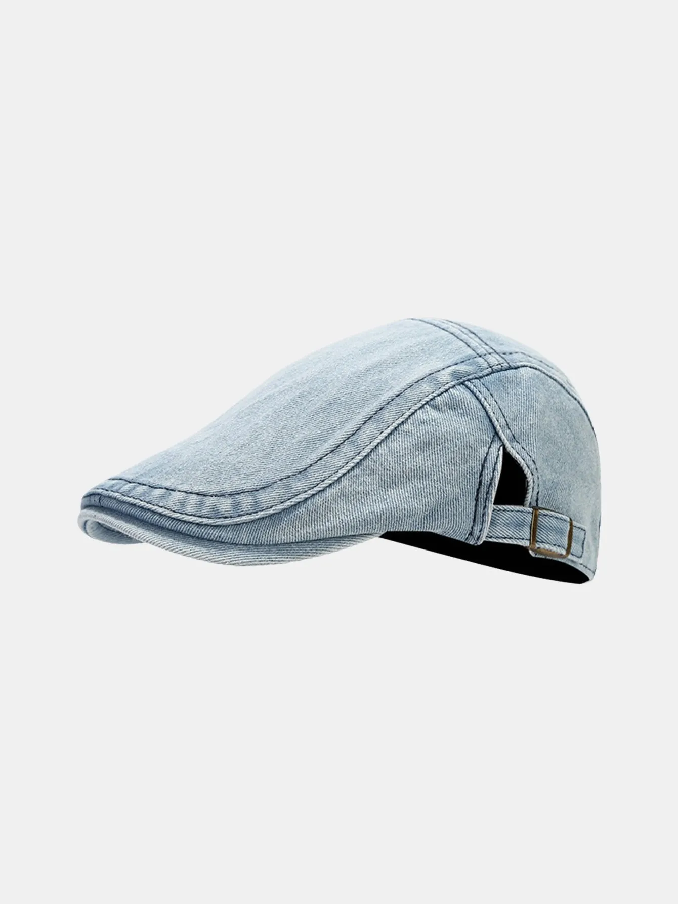 Vintage Denim Painter Beret Cap sold by Hoooyi product image thumbnail 4