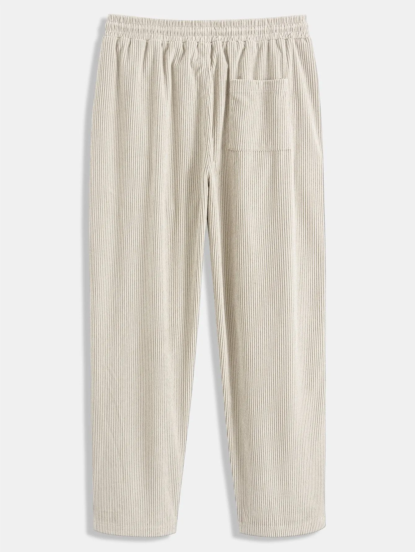 Corduroy Patchwork Shirt & Straight Leg Corduroy Pants sold by Hoooyi product image thumbnail 5