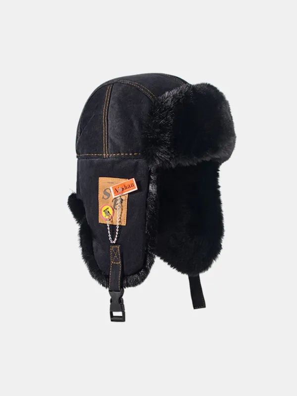Windproof Warm Earflaps Trooper Trapper Hat sold by Hoooyi