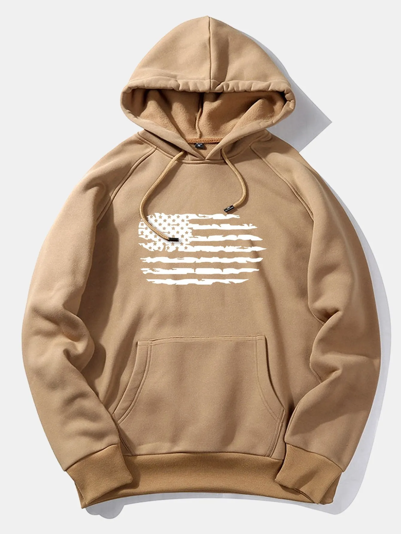 American Flag Print Hoodie sold by Hoooyi product image thumbnail 2