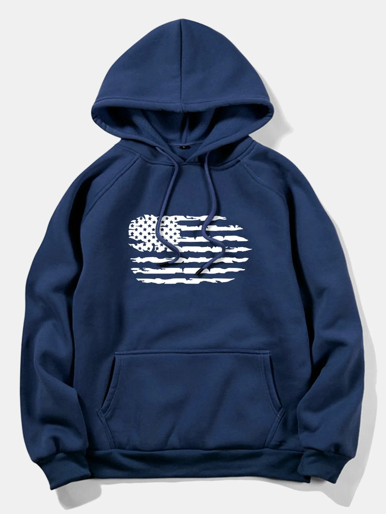 American Flag Print Hoodie sold by Hoooyi product image thumbnail 4