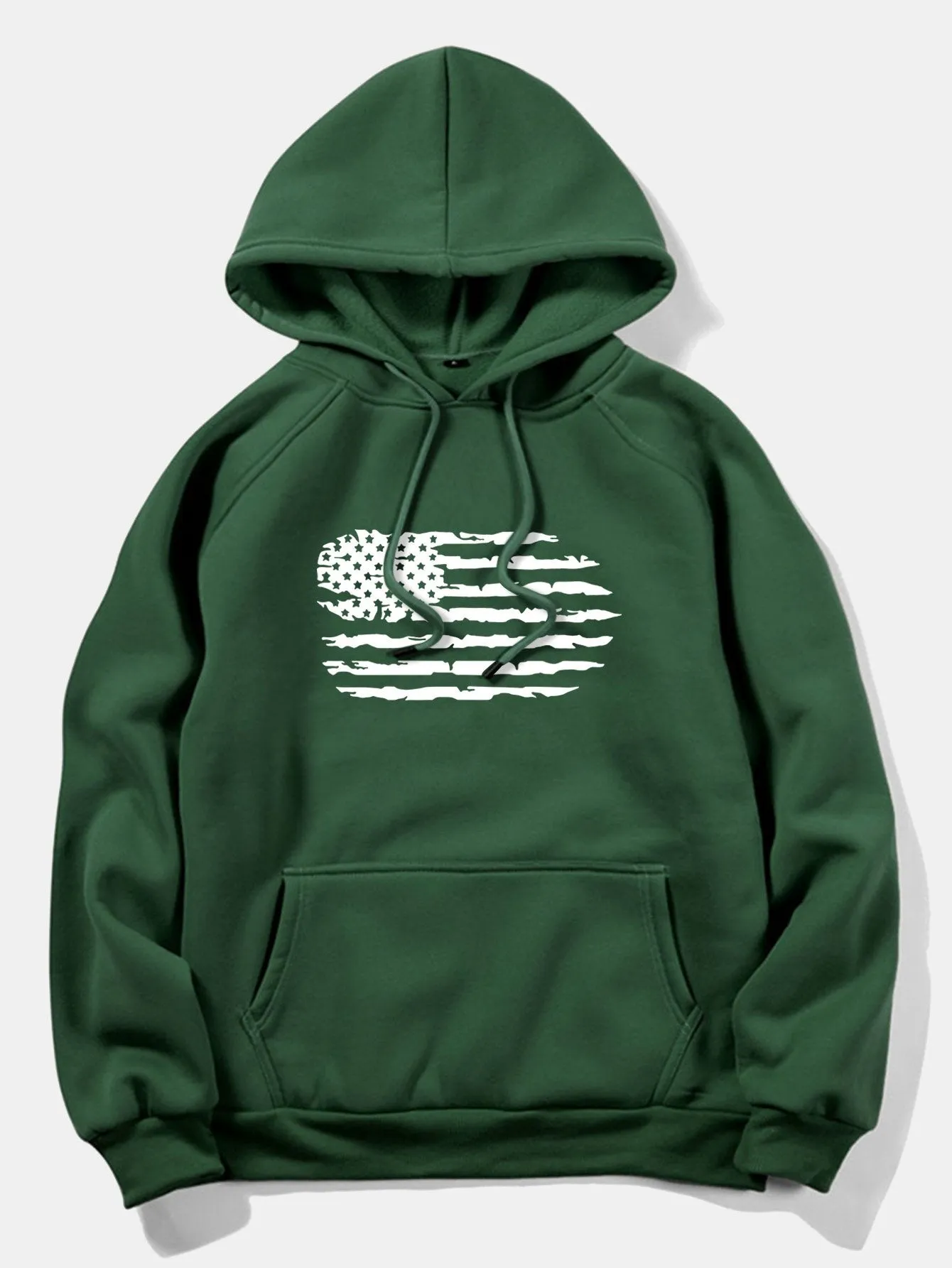 American Flag Print Hoodie sold by Hoooyi product image thumbnail 5