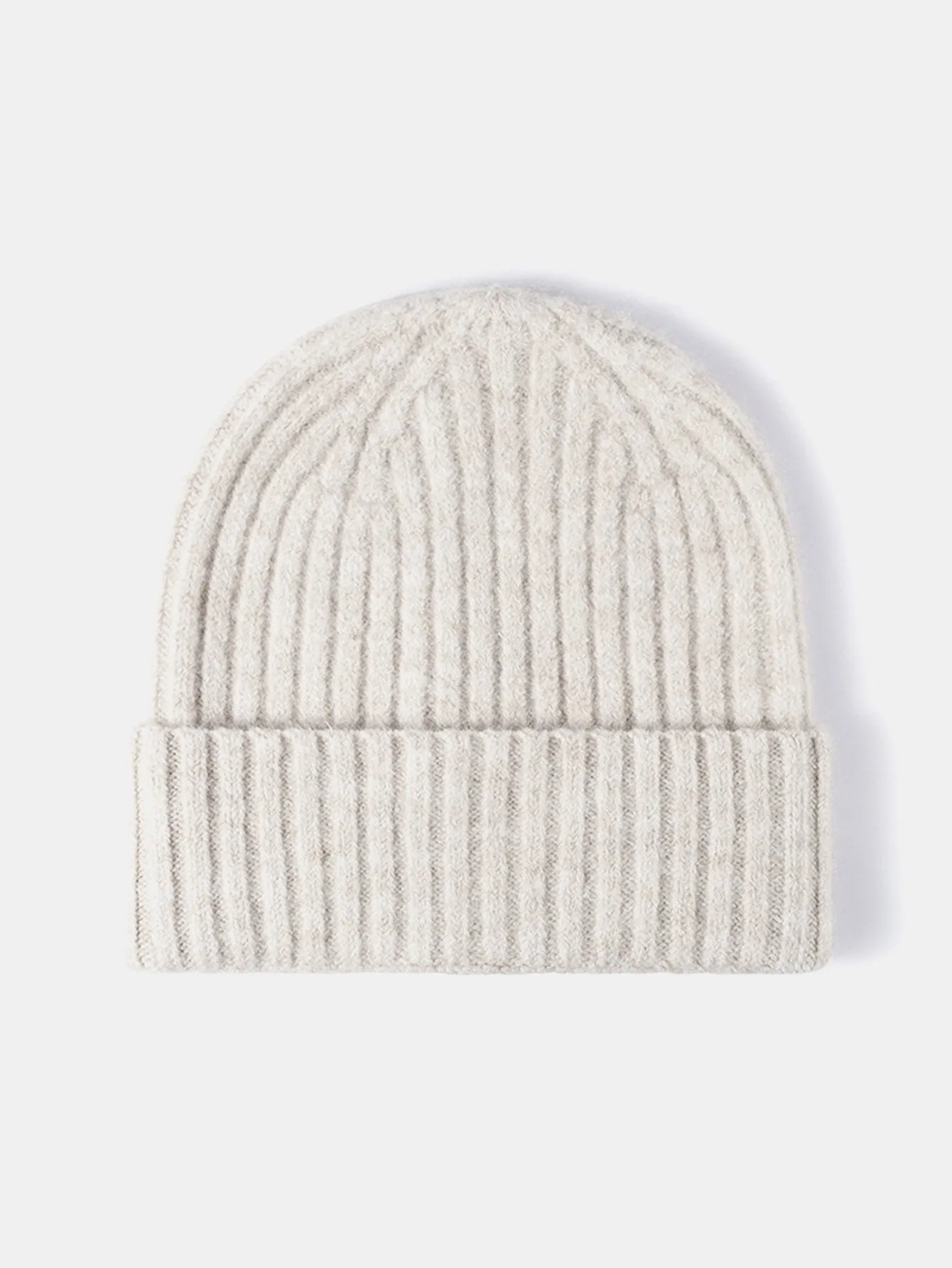Faux Wool Warm Stripe Knit Beanie Hat sold by Hoooyi