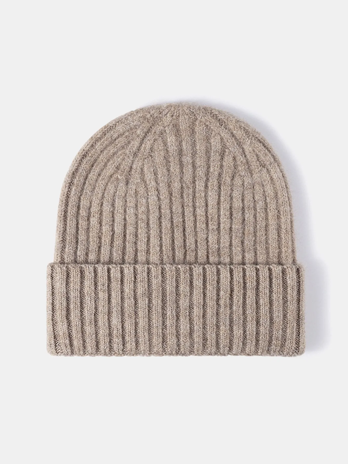 Faux Wool Warm Stripe Knit Beanie Hat sold by Hoooyi product image thumbnail 3