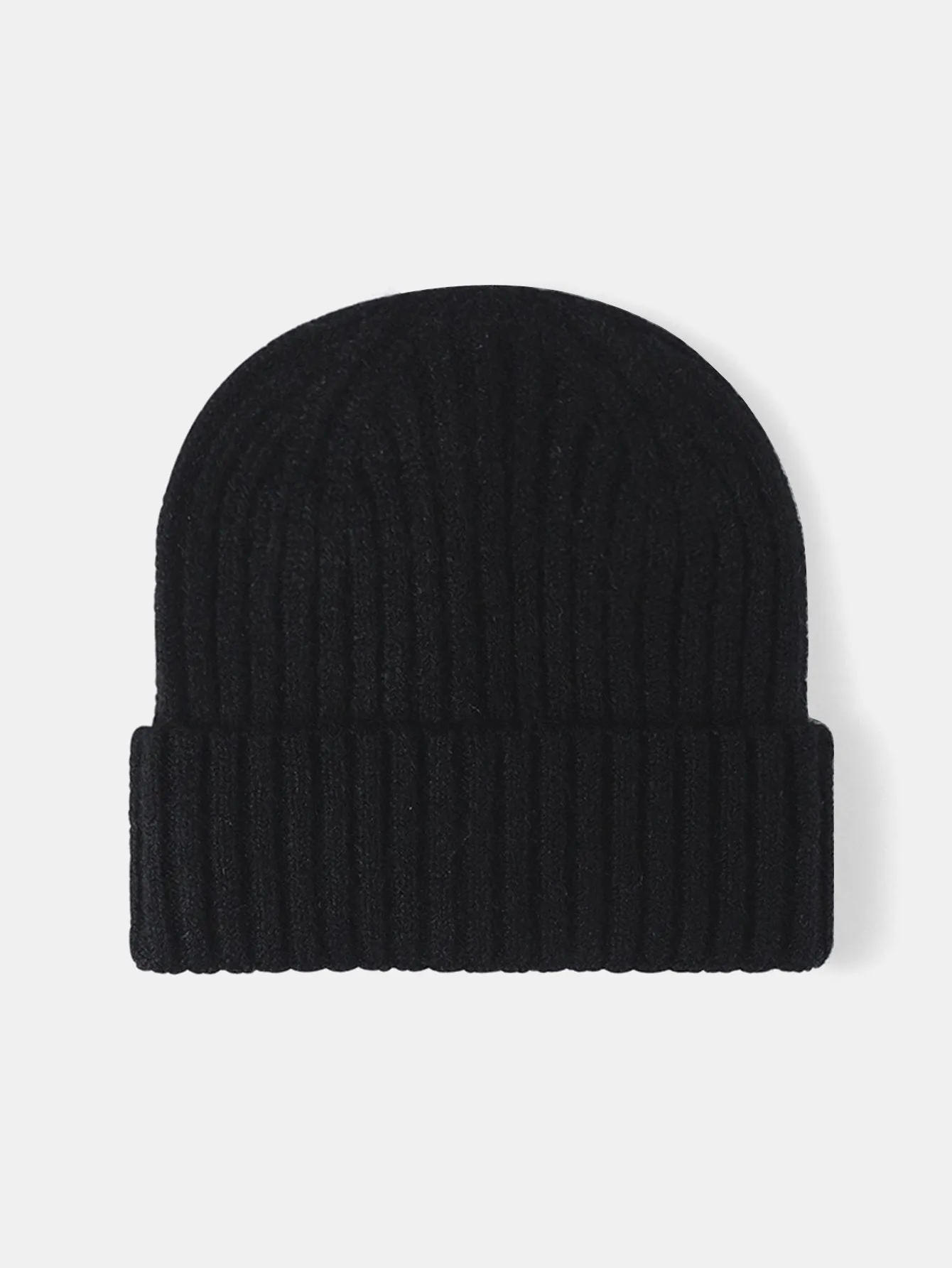 Faux Wool Warm Stripe Knit Beanie Hat sold by Hoooyi product image thumbnail 2