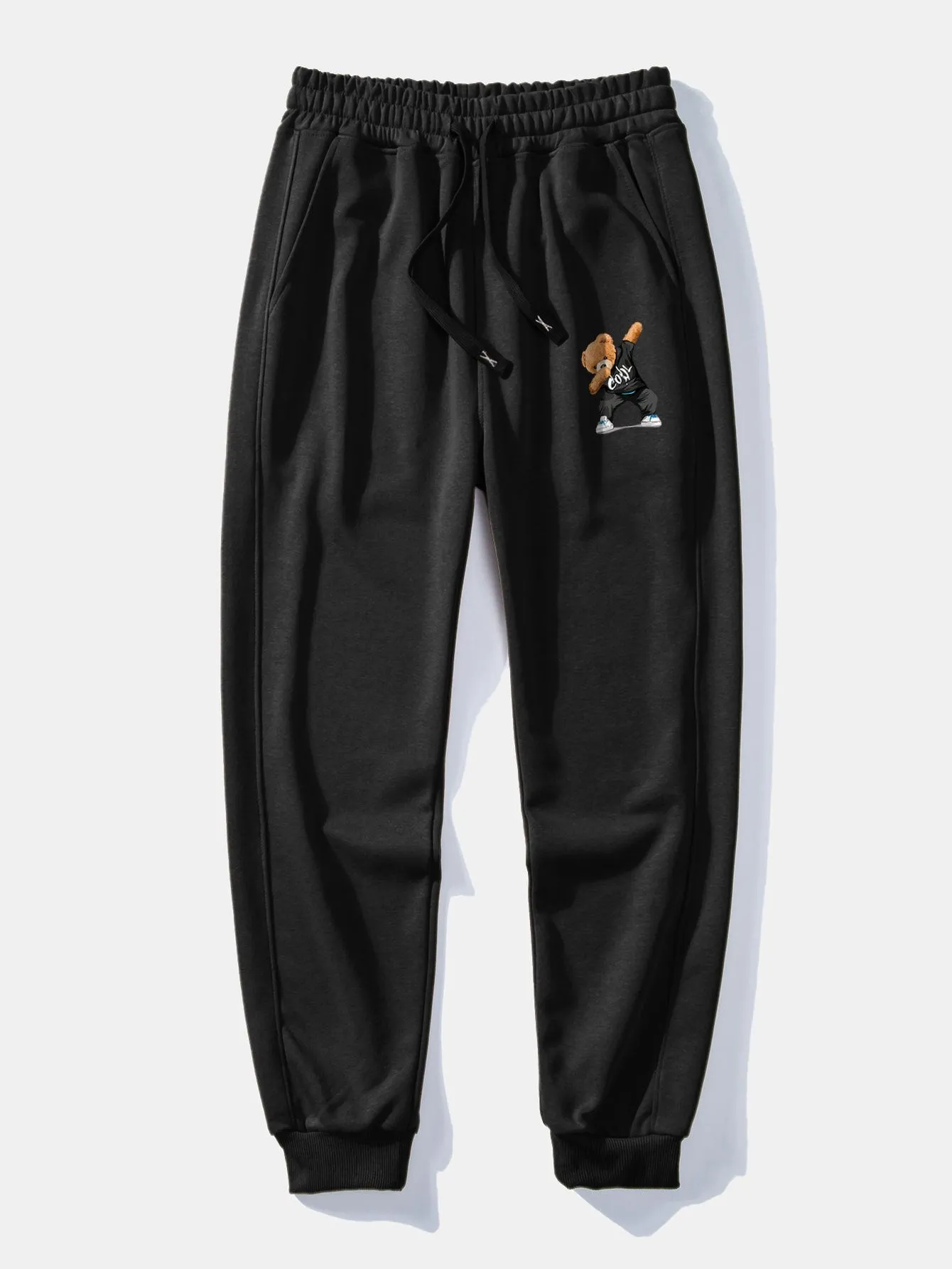 Cool Bear Print Jogging Pants sold by Hoooyi