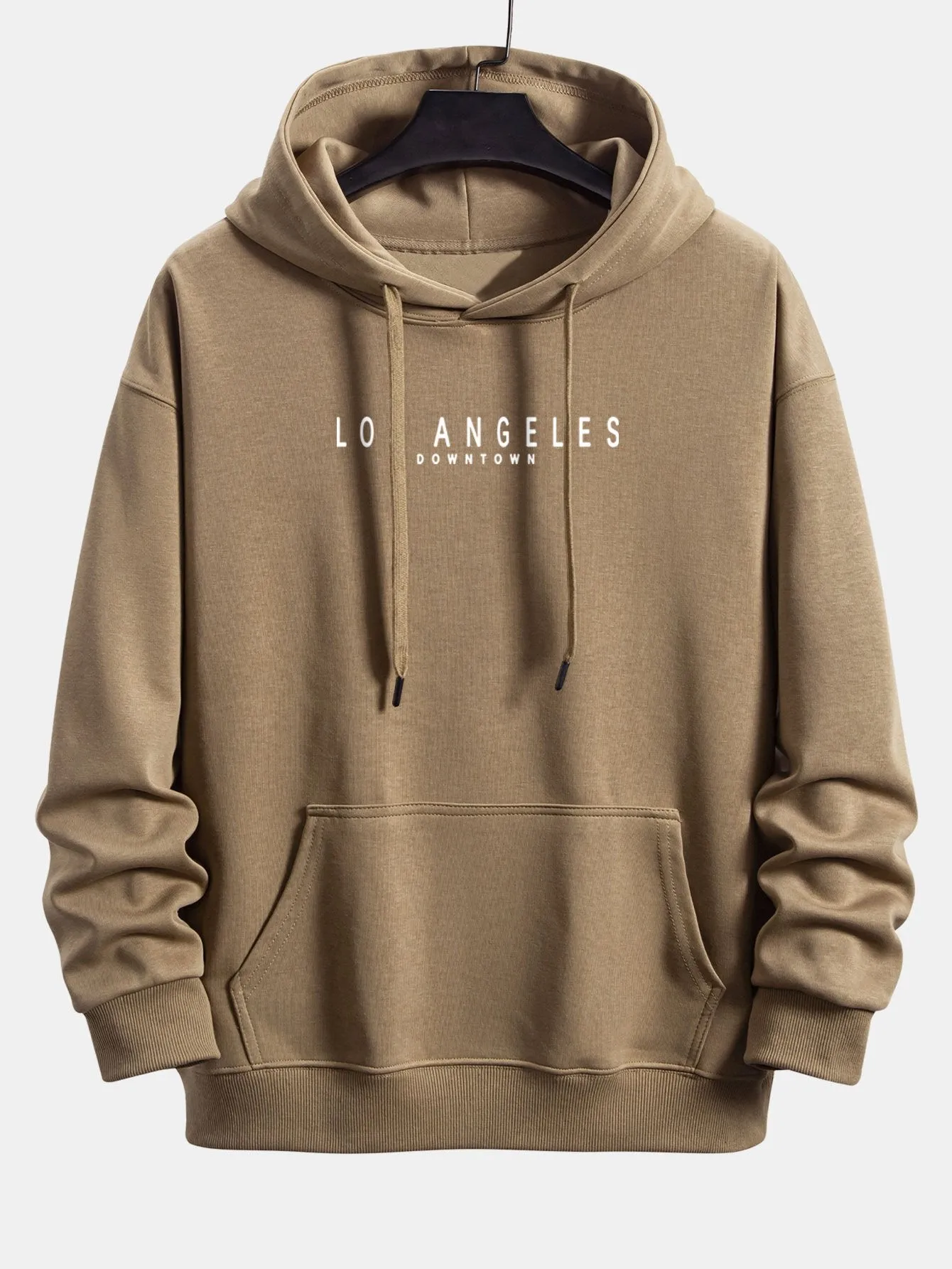 Los Angeles Print Relax Fit Hoodie sold by Hoooyi product image thumbnail 5
