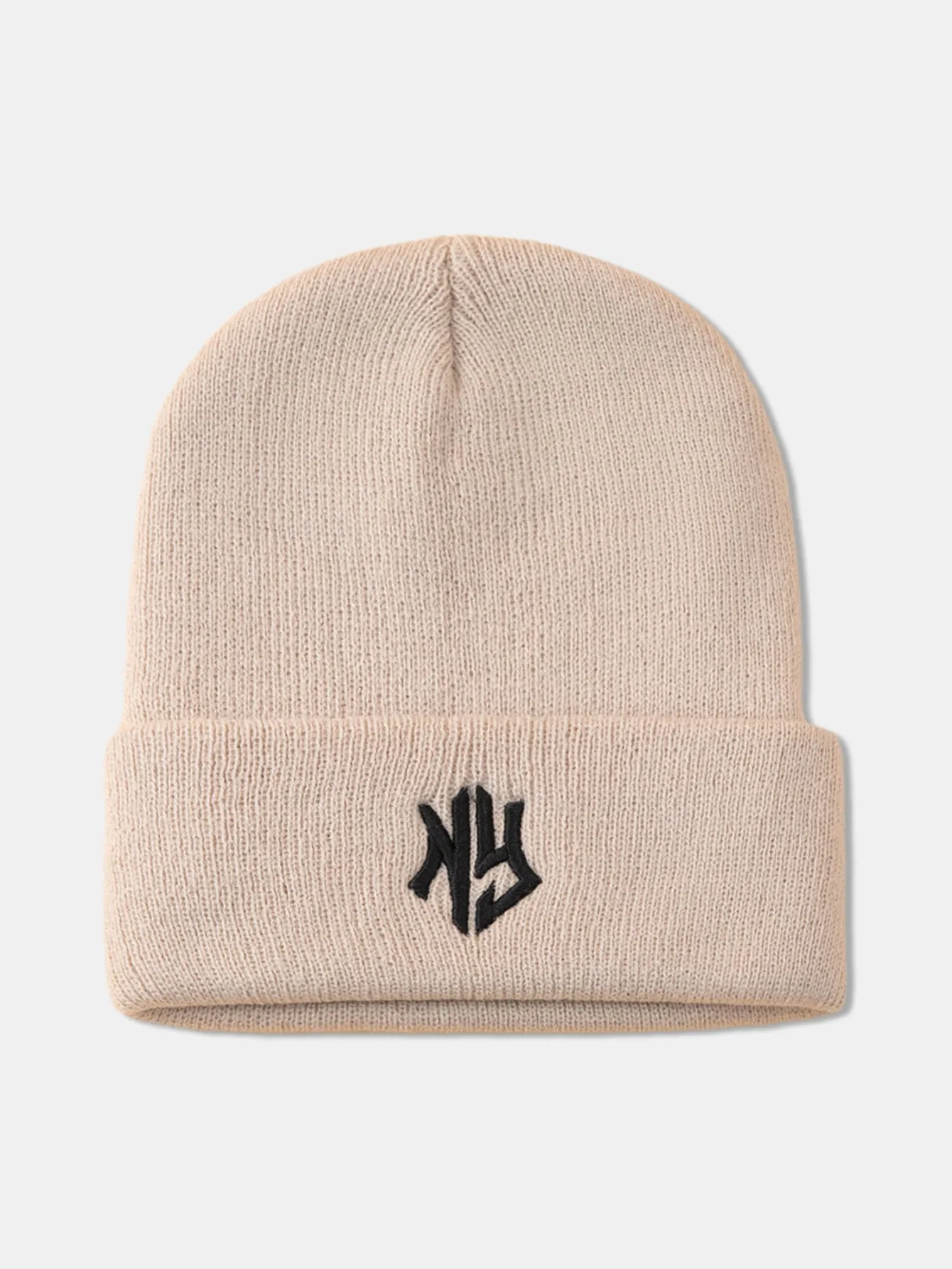 3D NY Letter Embroidery Pattern Casual Versatile Knitted Hat sold by Hoooyi product image thumbnail 5
