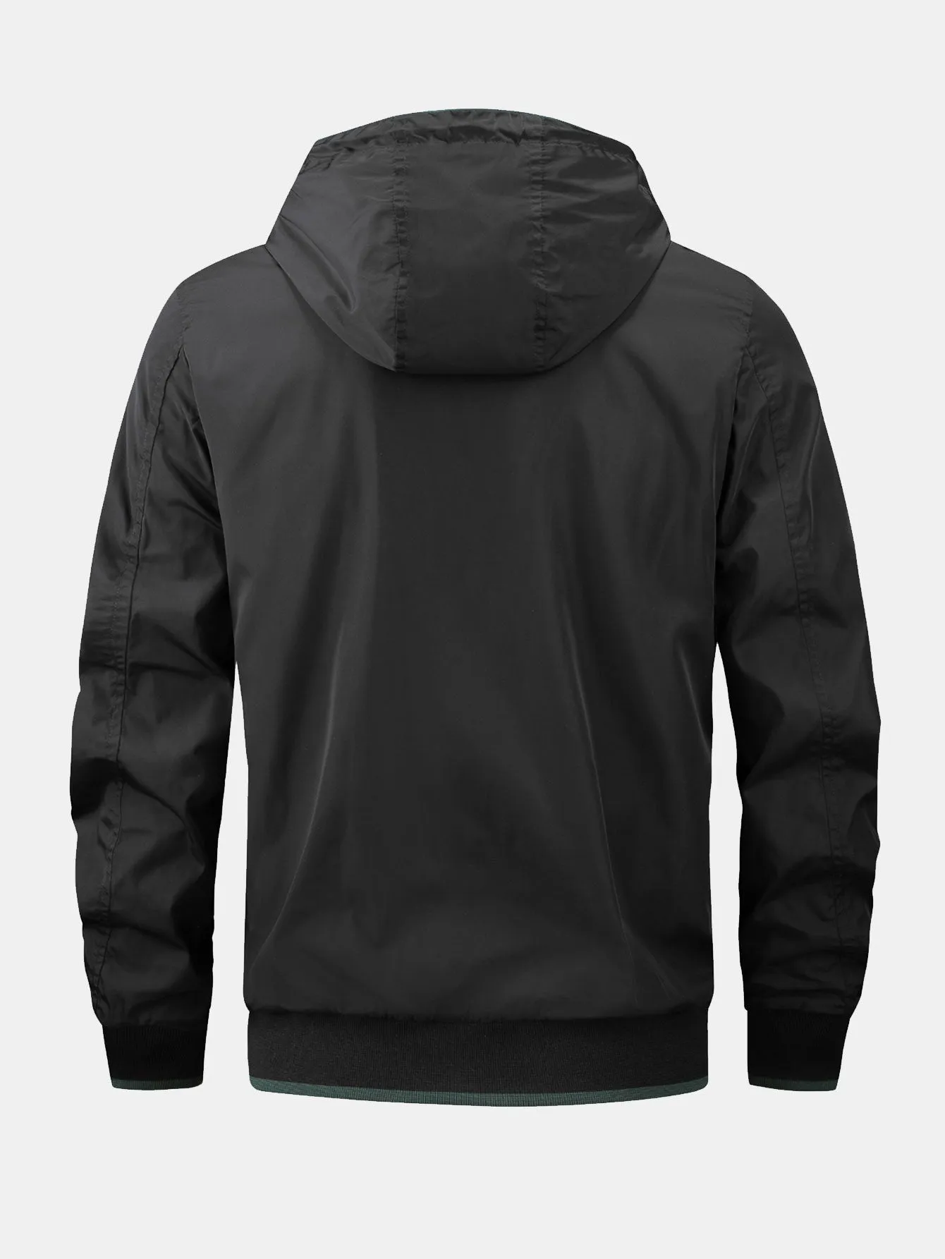 Contrast Detachable Hooded Jacket sold by Hoooyi product image thumbnail 2
