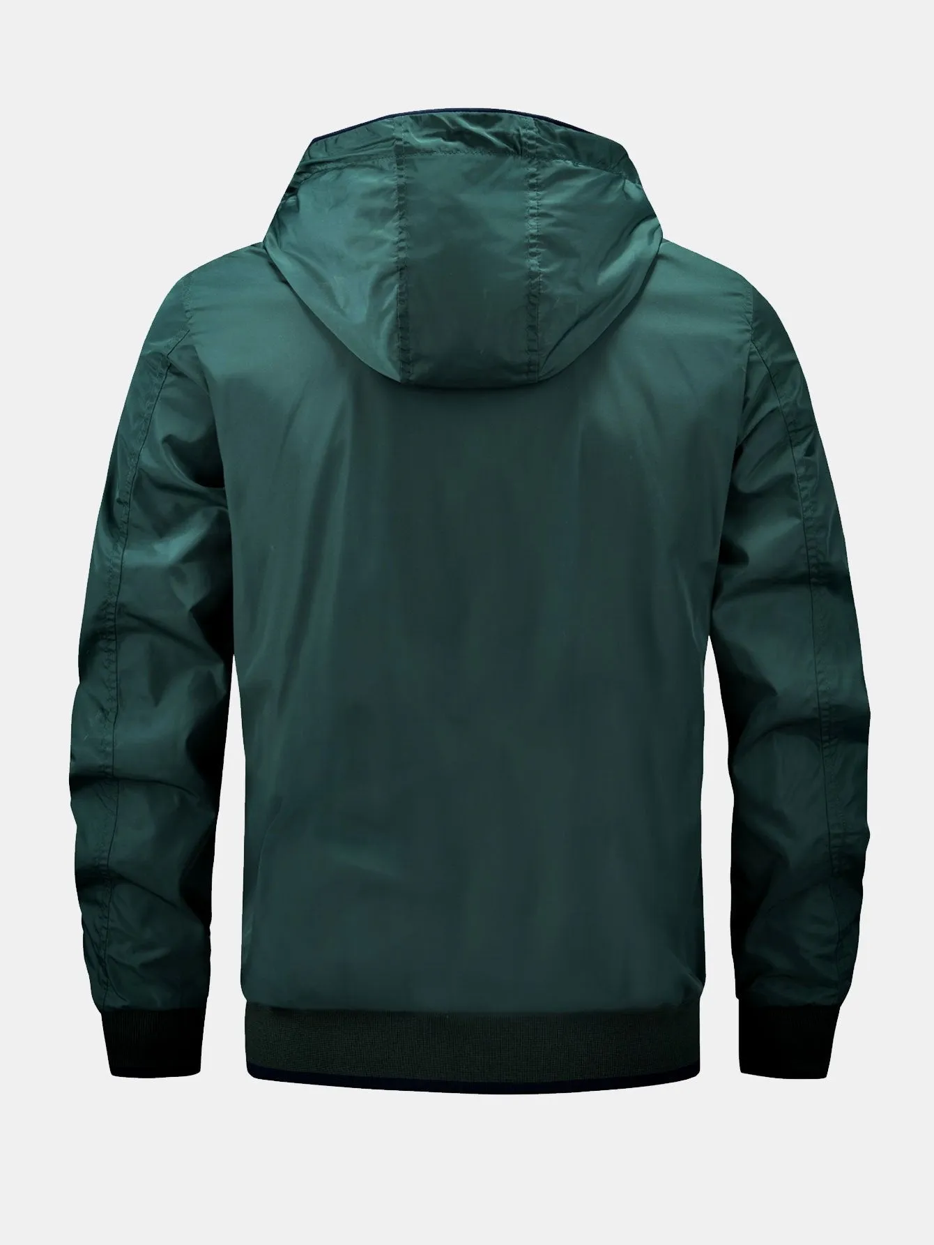 Contrast Detachable Hooded Jacket sold by Hoooyi product image thumbnail 4