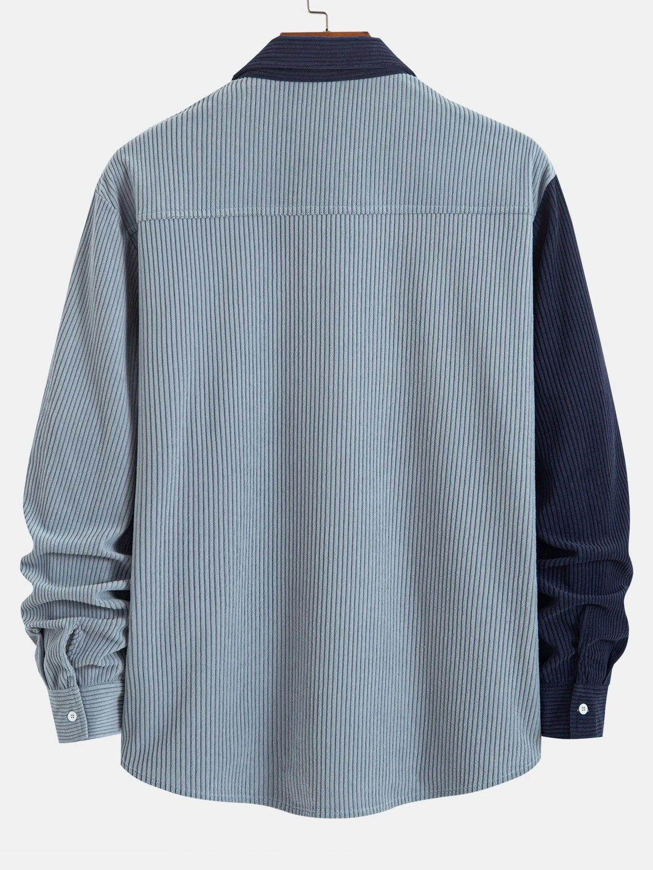 Corduroy Patchwork Shirt sold by Hoooyi product image thumbnail 2