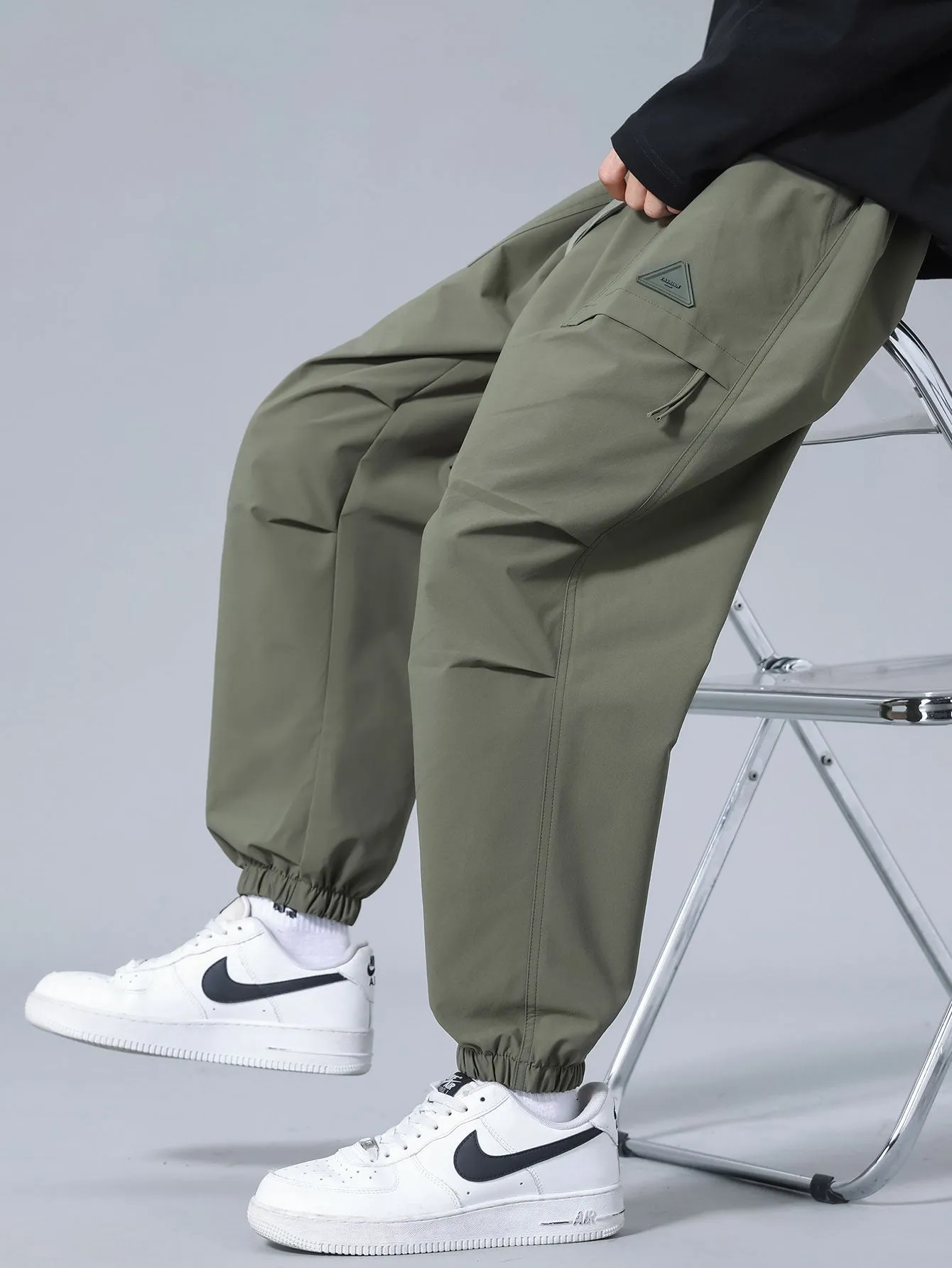 Drawstring Jogging Pants sold by Hoooyi product image thumbnail 4