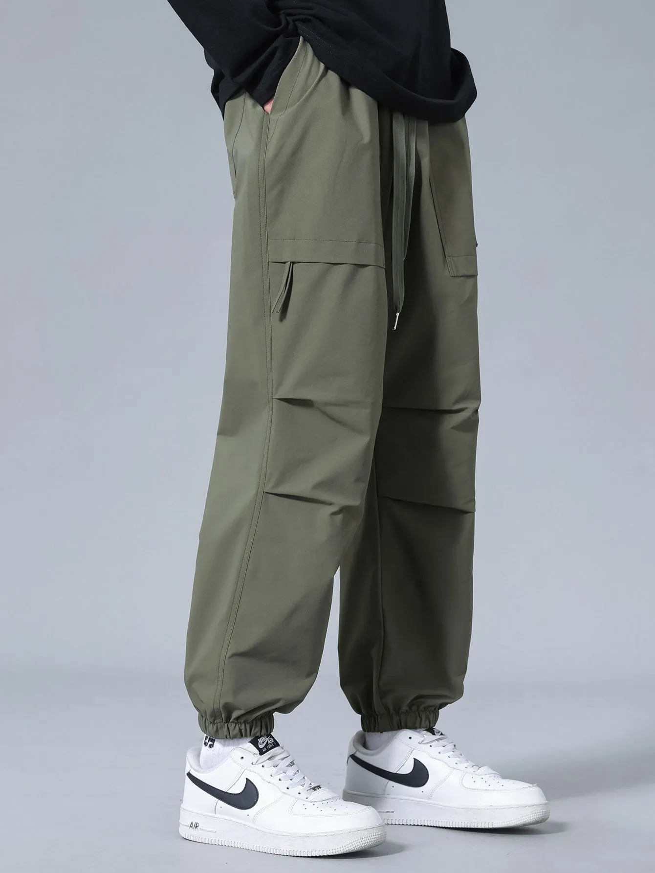 Drawstring Jogging Pants sold by Hoooyi product image thumbnail 3