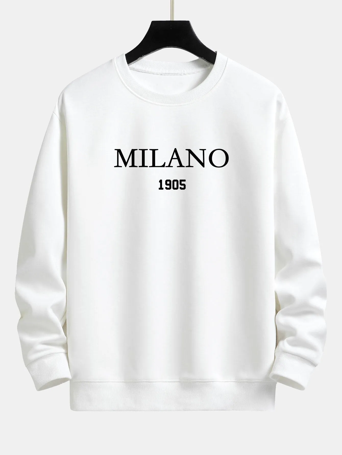 Milano Print Relax Fit Sweatshirt sold by Hoooyi product image thumbnail 3