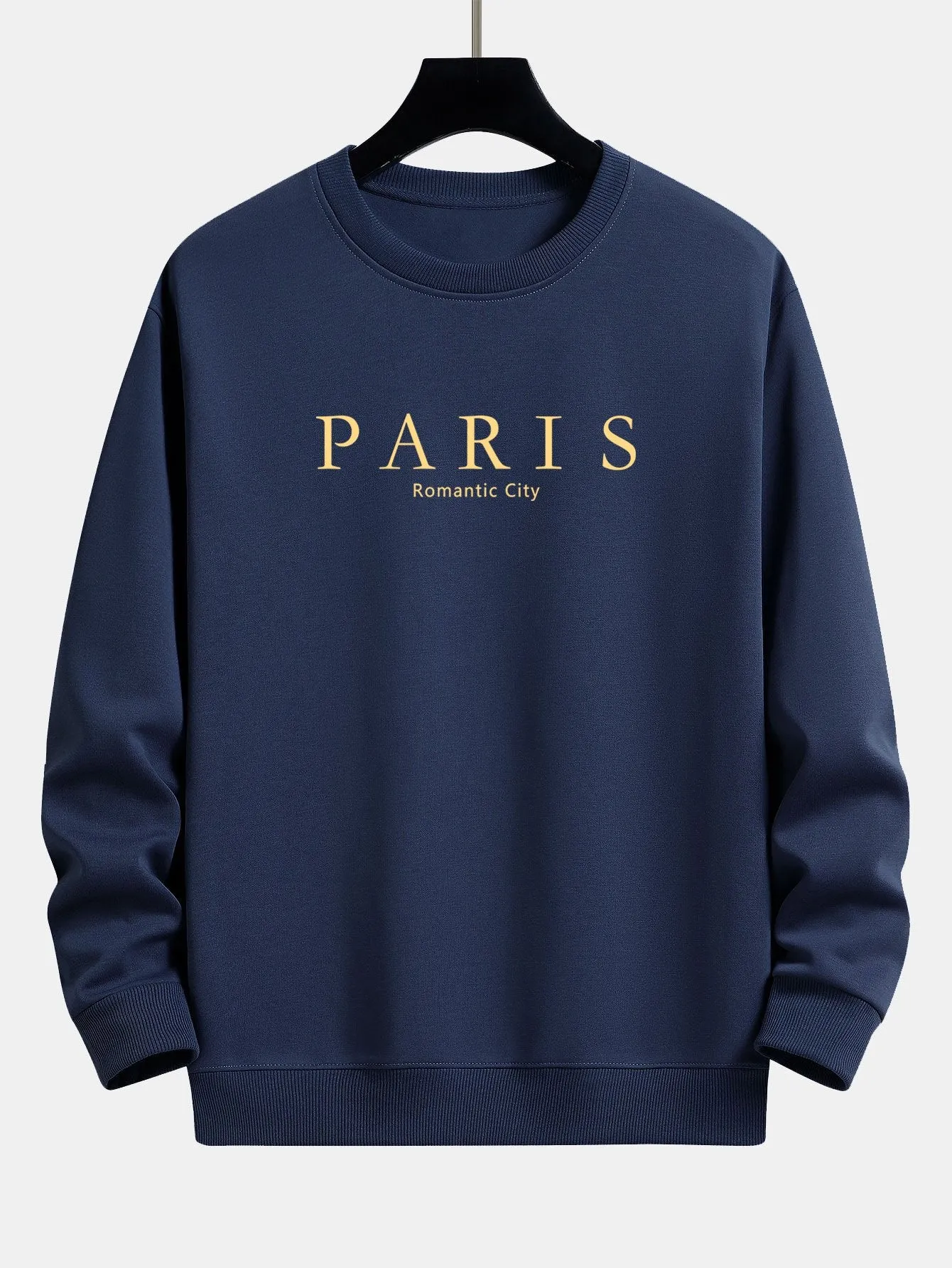 Paris Slogan Print Relax Fit Sweatshirt sold by Hoooyi product image thumbnail 3