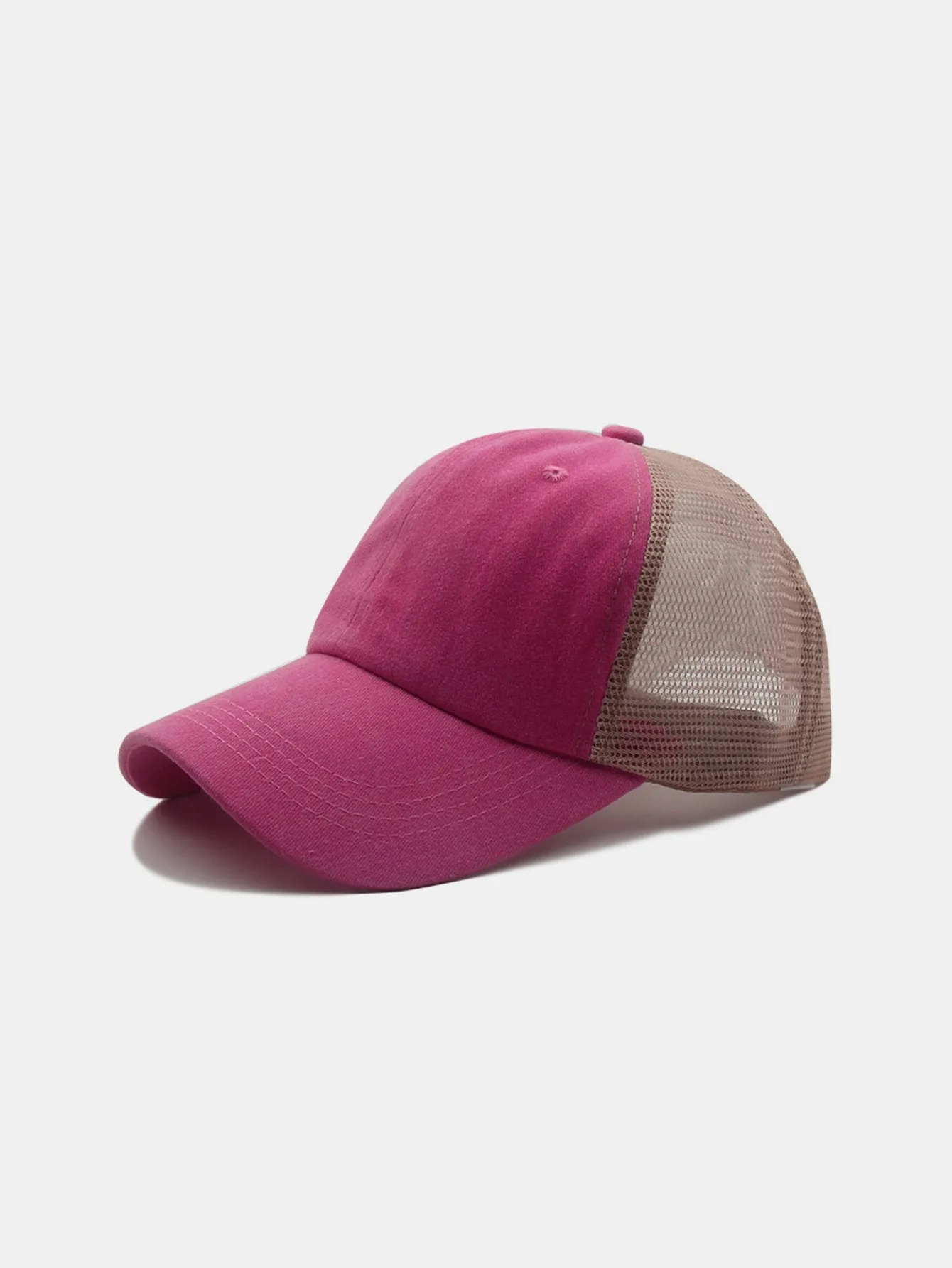 Washed Distressed Mesh Cotton Baseball Cap sold by Hoooyi product image thumbnail 2