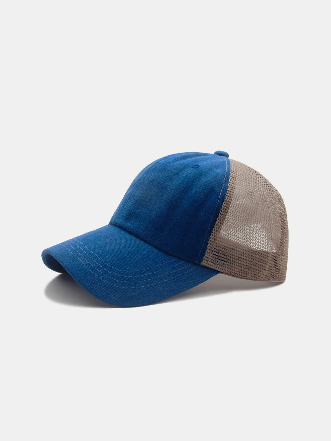 Washed Distressed Mesh Cotton Baseball Cap sold by Hoooyi product image thumbnail 4