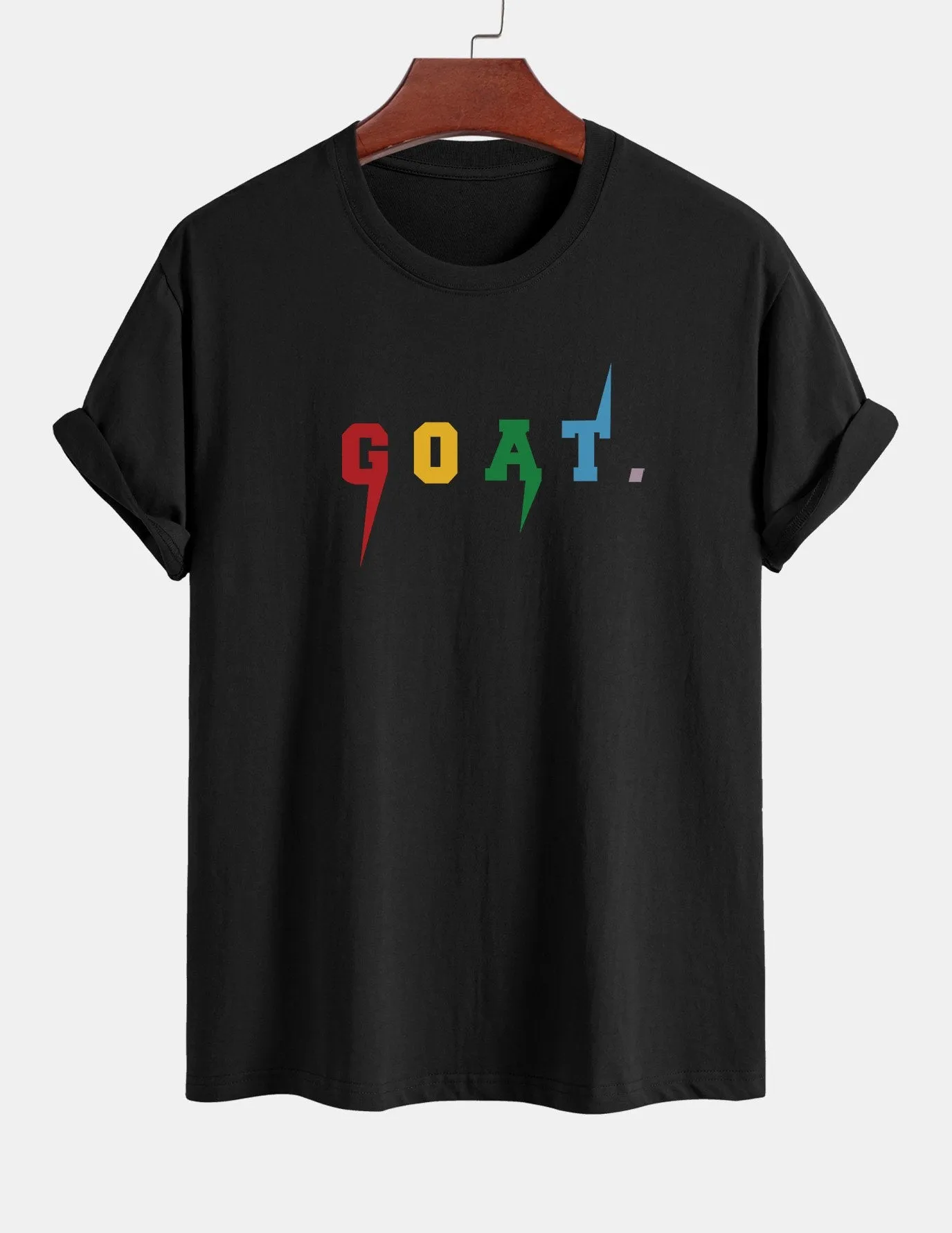 Regular Fit Goat Print Cotton T-Shirt sold by Hoooyi product image thumbnail 2