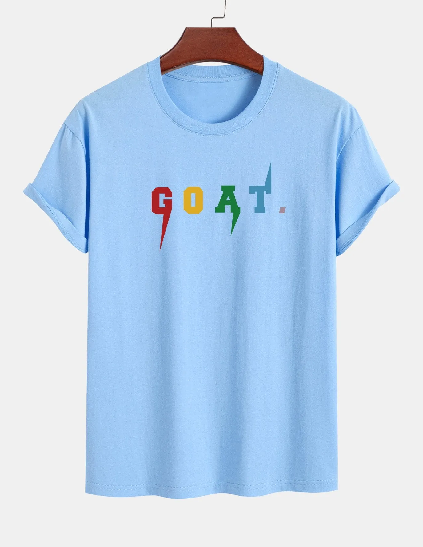 Regular Fit Goat Print Cotton T-Shirt sold by Hoooyi product image thumbnail 5
