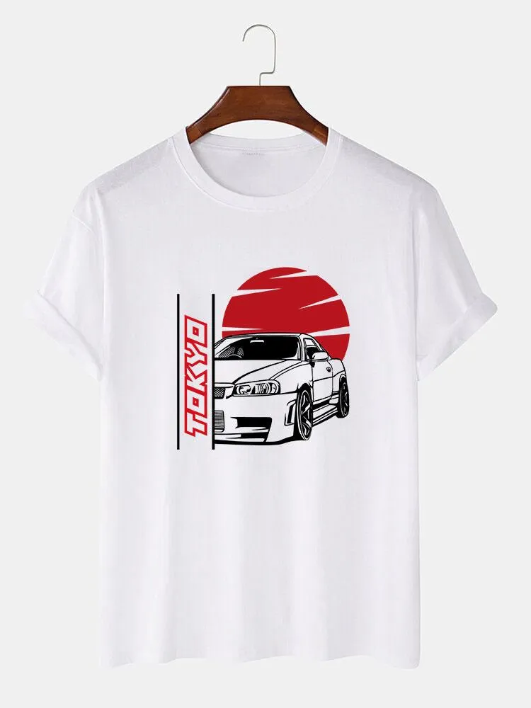 Tokyo Car Print T-Shirt sold by Hoooyi product image thumbnail 4