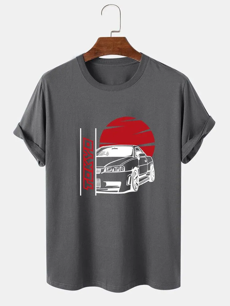 Tokyo Car Print T-Shirt sold by Hoooyi product image thumbnail 2