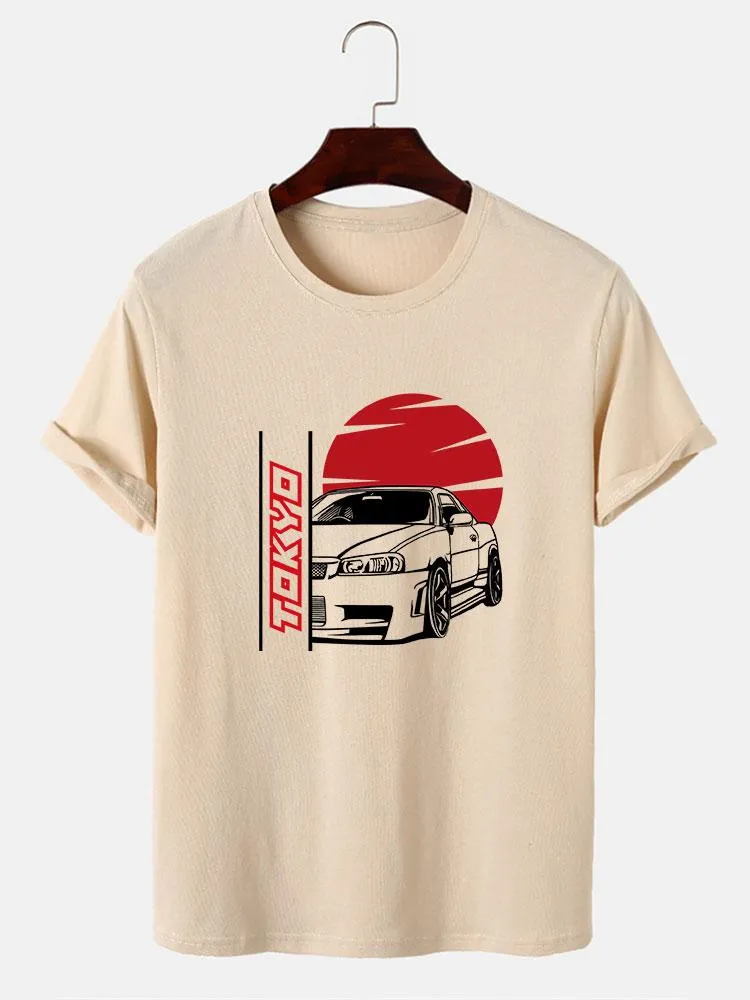 Tokyo Car Print T-Shirt sold by Hoooyi product image thumbnail 3