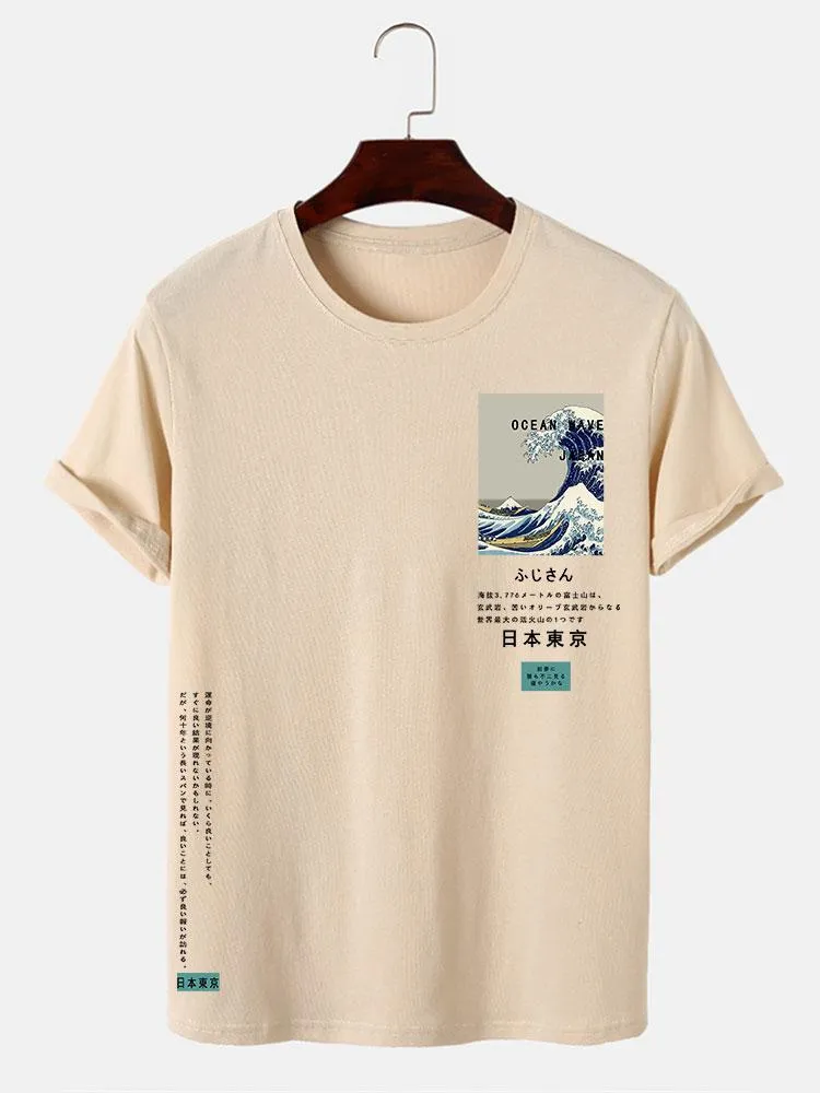 Tokyo Ukiyo-e Print T-Shirt sold by Hoooyi product image thumbnail 4