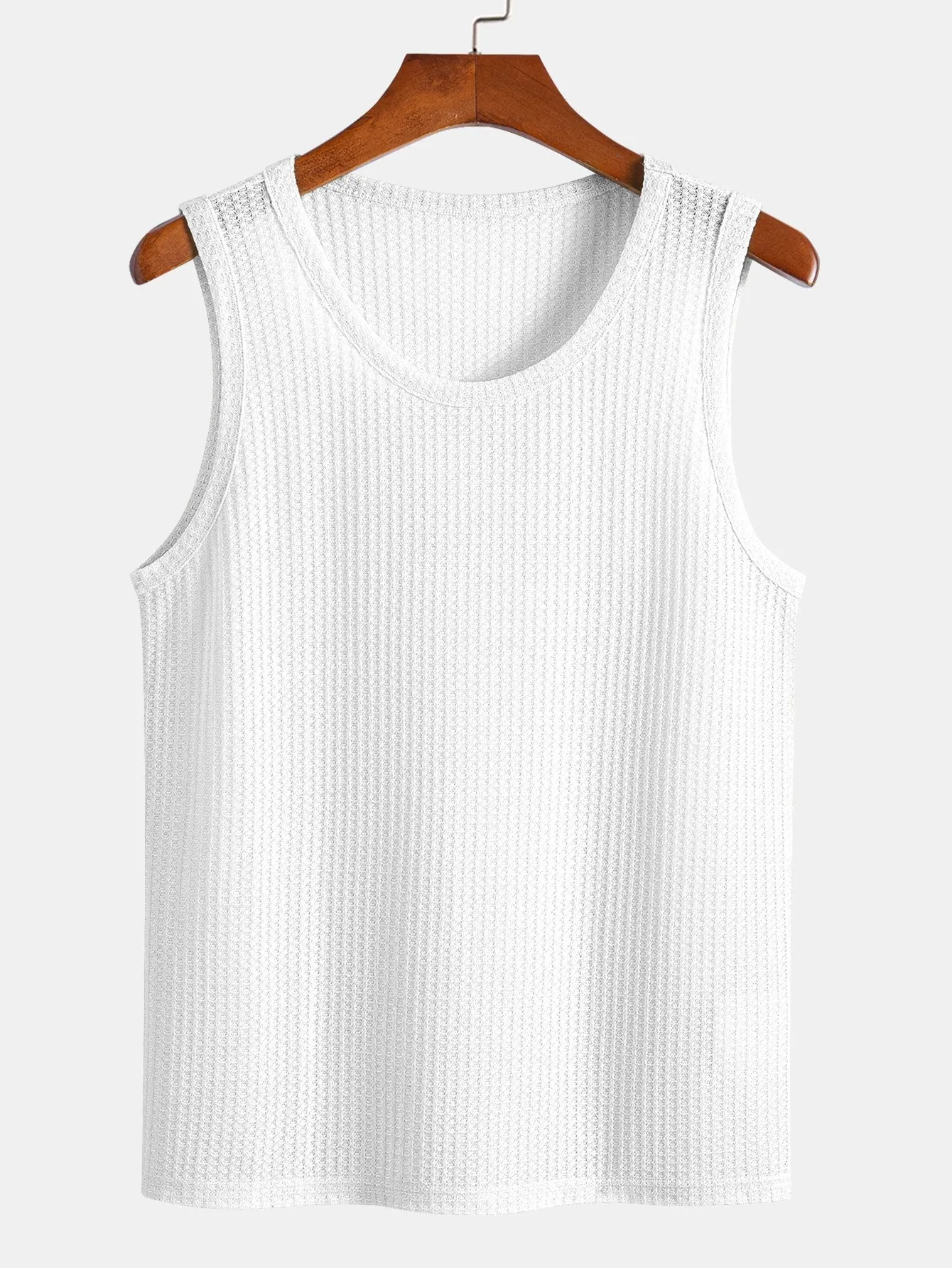 Waffle Knit Tank Top sold by Hoooyi product image thumbnail 2