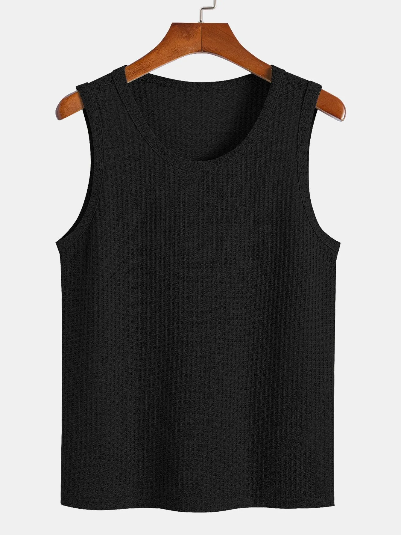 Waffle Knit Tank Top sold by Hoooyi product image thumbnail 3