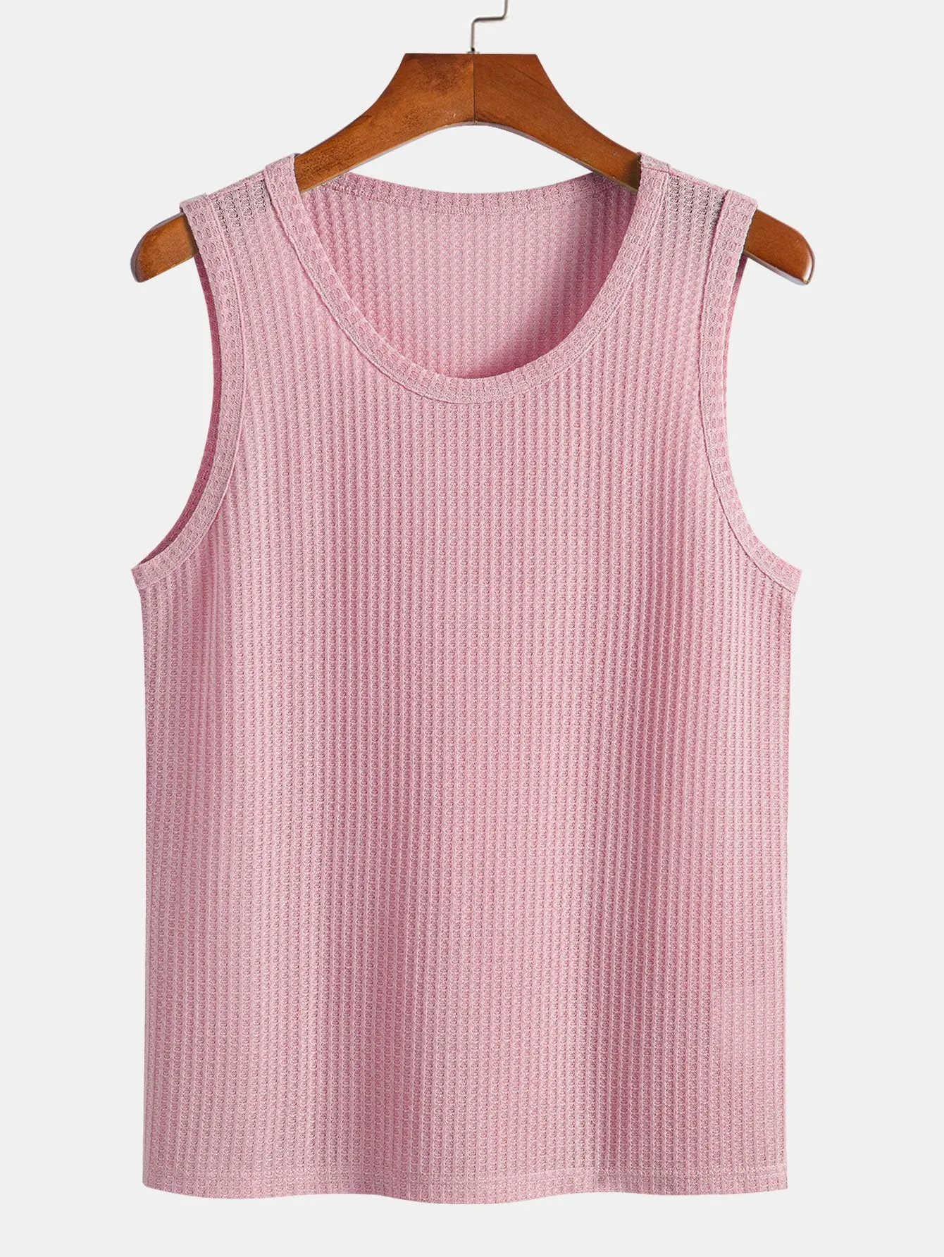 Waffle Knit Tank Top sold by Hoooyi product image thumbnail 4