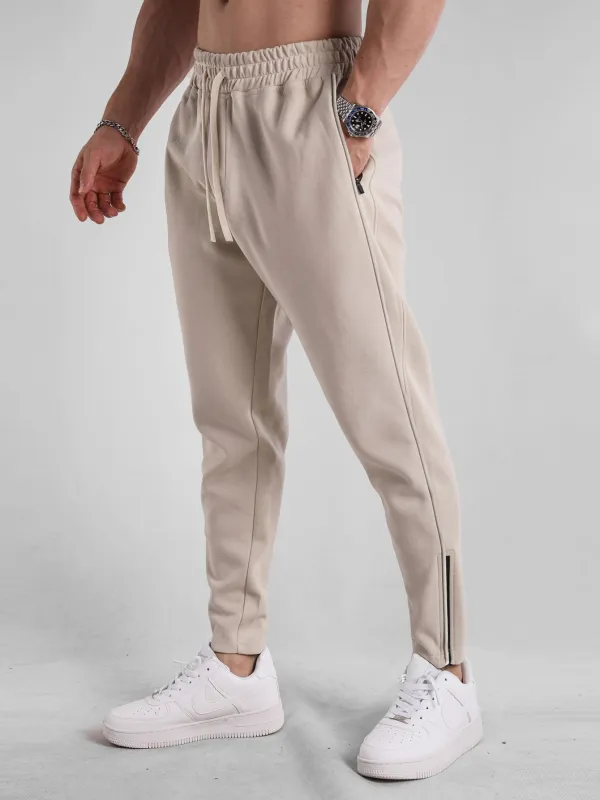Zip Hem Jogger Pants sold by Hoooyi