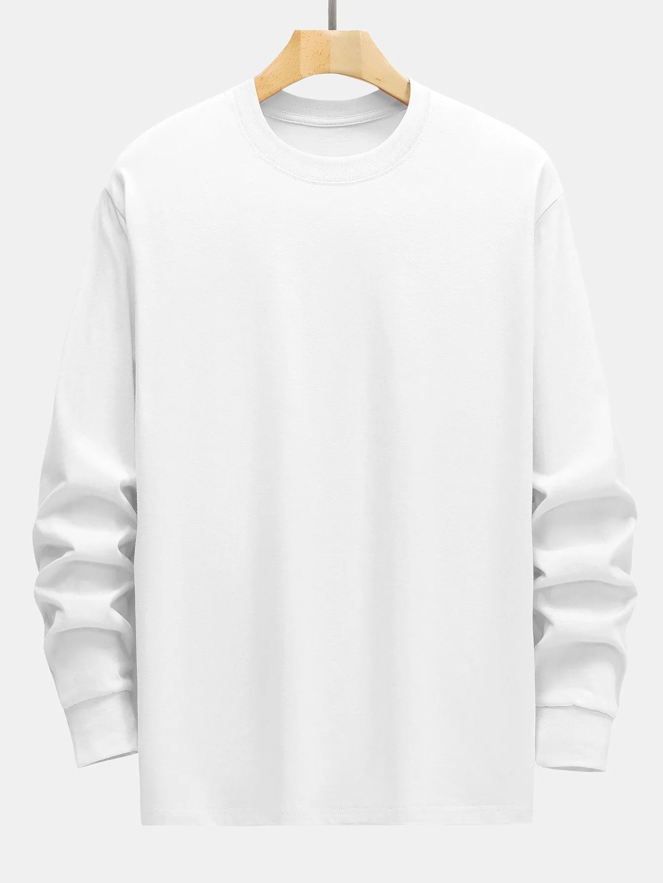 Basic Long Sleeve Heavy Weight T-Shirt sold by Hoooyi product image thumbnail 2