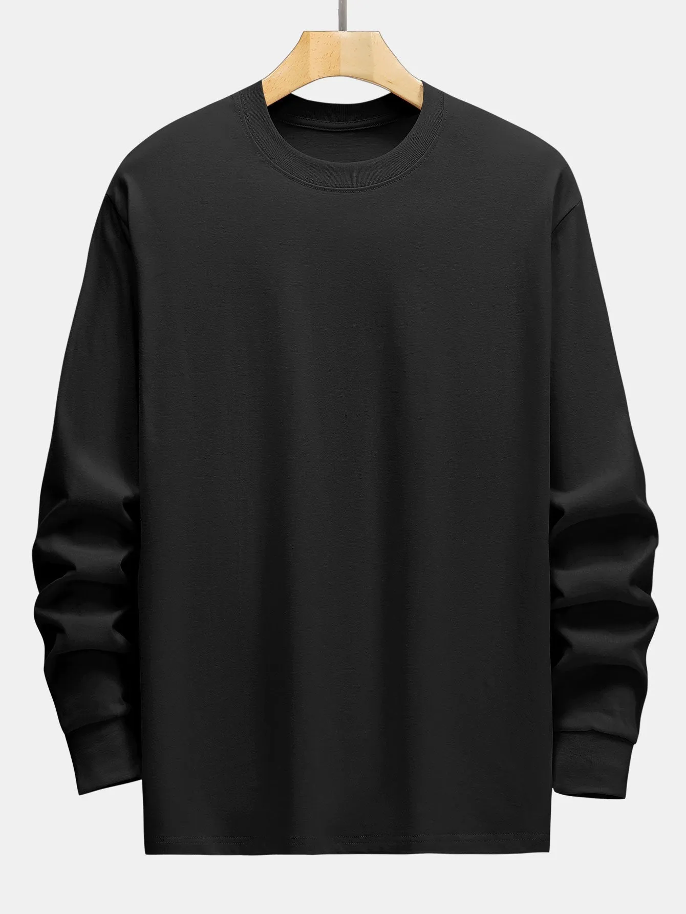 Basic Long Sleeve Heavy Weight T-Shirt sold by Hoooyi product image thumbnail 3