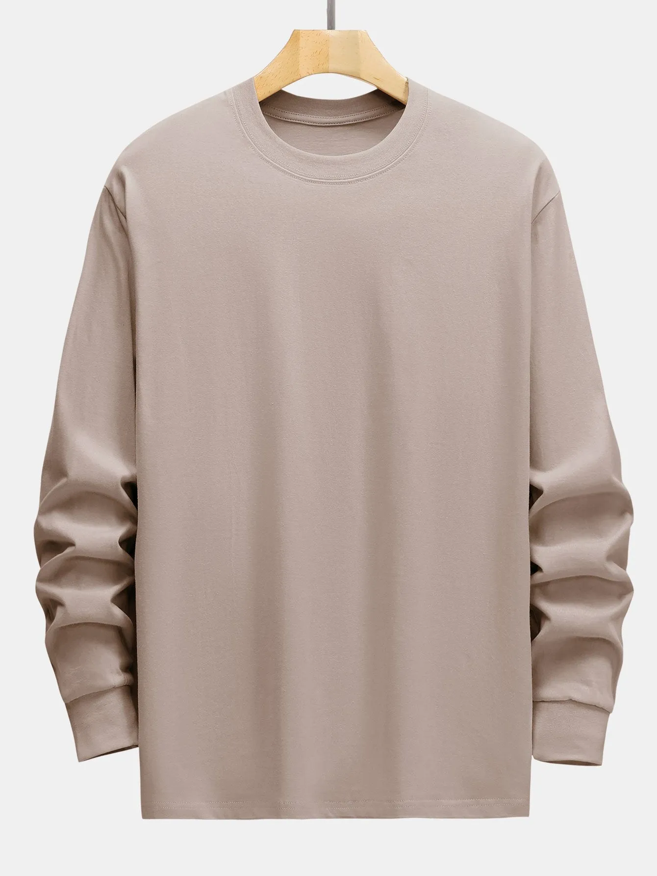 Basic Long Sleeve Heavy Weight T-Shirt sold by Hoooyi product image thumbnail 4