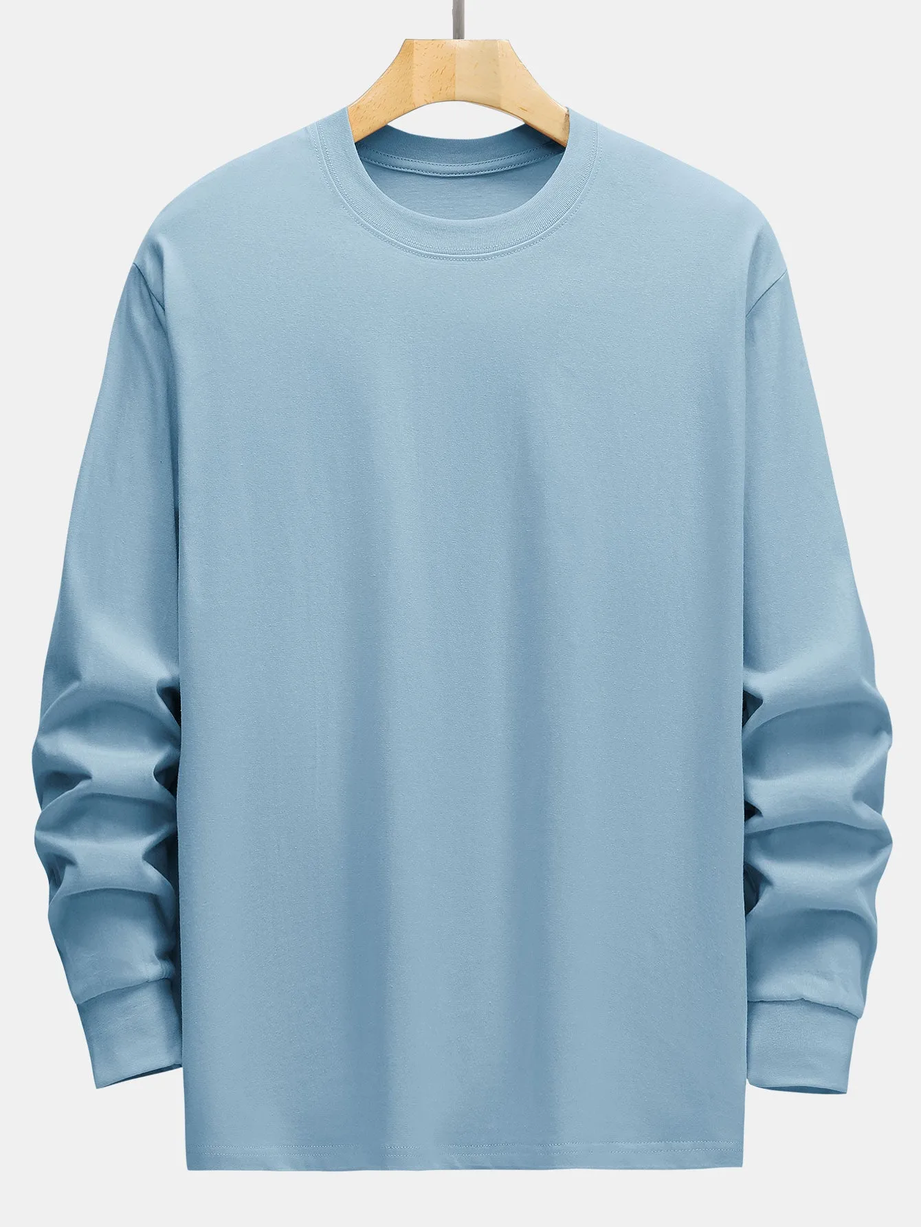 Basic Long Sleeve Heavy Weight T-Shirt sold by Hoooyi product image thumbnail 5