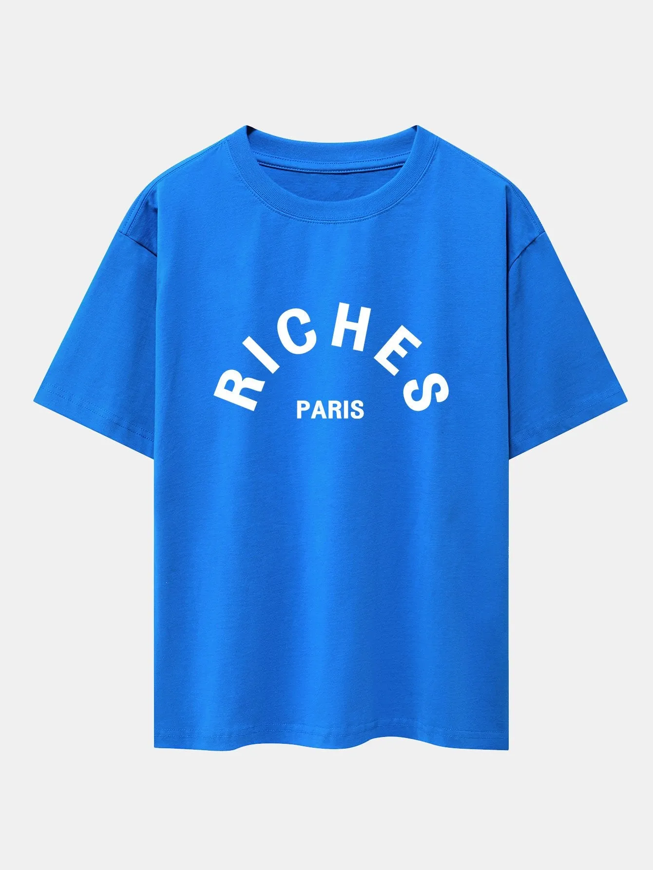 Riches Paris Print Oversize T-Shirt sold by Hoooyi product image thumbnail 4