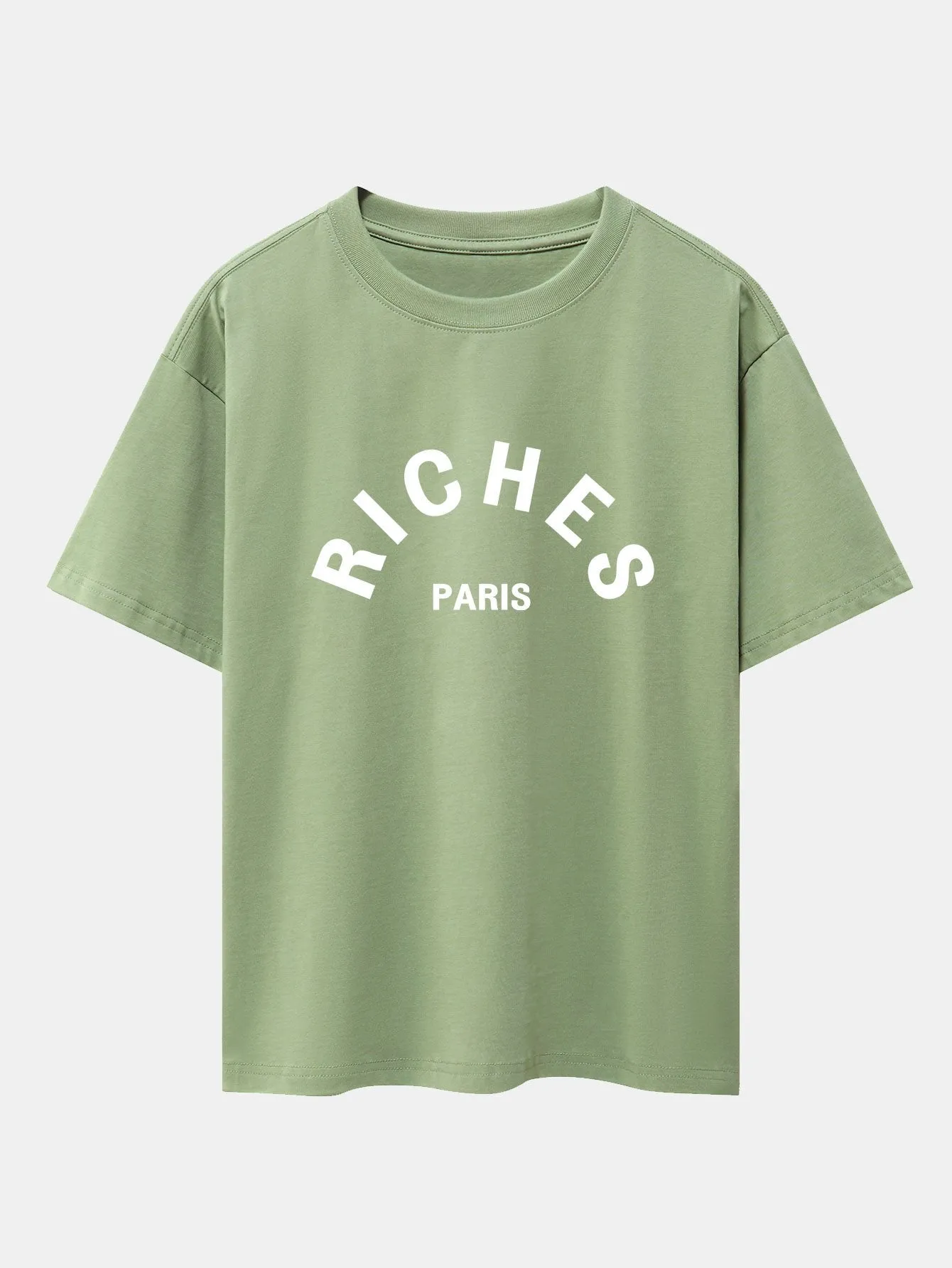 Riches Paris Print Oversize T-Shirt sold by Hoooyi product image thumbnail 5