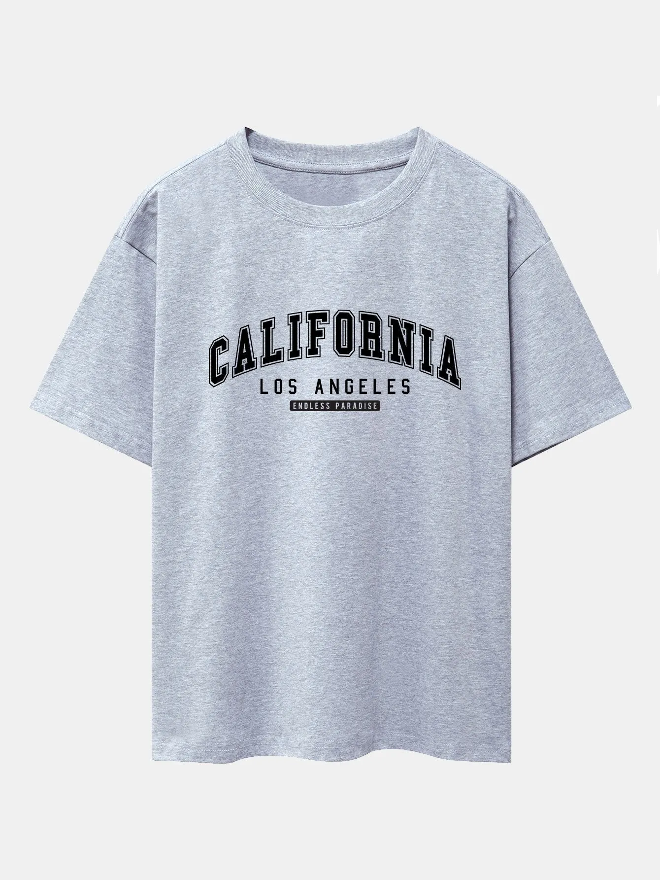 California Print Heavy Weight Oversize T-Shirt sold by Hoooyi product image thumbnail 4