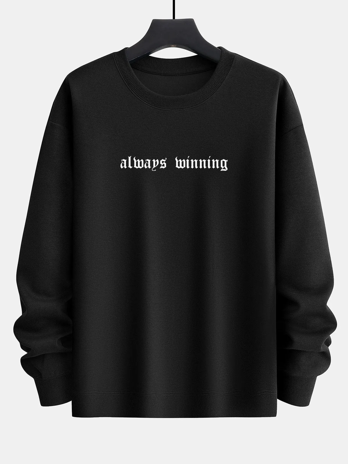 Skull Hand Ace of Hearts Back Print Relax Fit Sweatshirt sold by Hoooyi product image thumbnail 2