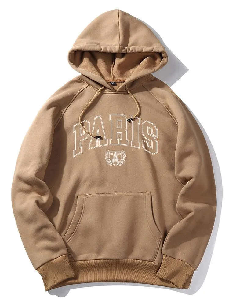 Paris Print Hoodie sold by Hoooyi product image thumbnail 4