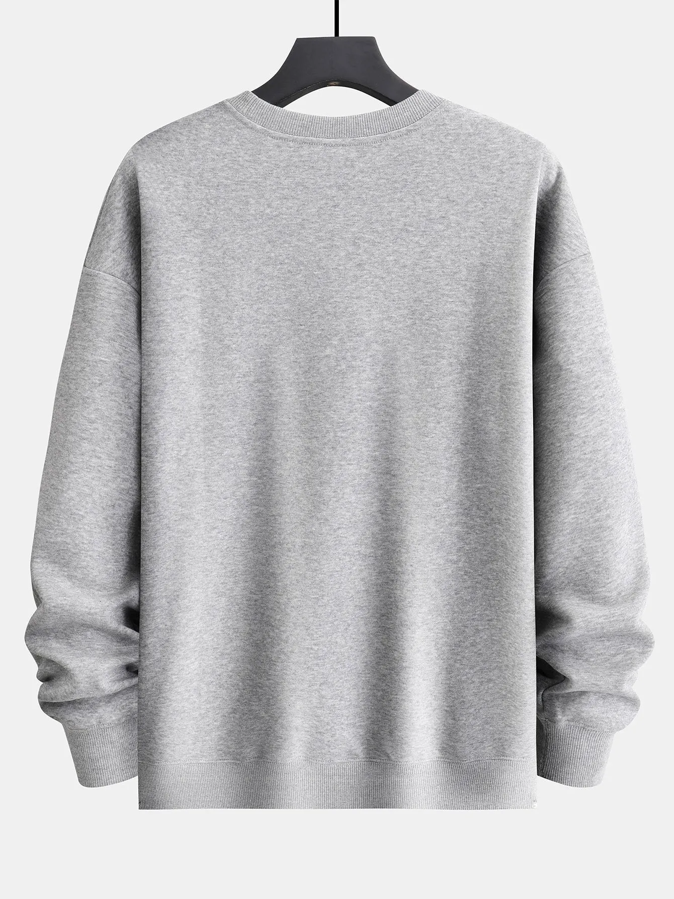 California Print Relax Fit Sweatshirt sold by Hoooyi product image thumbnail 4