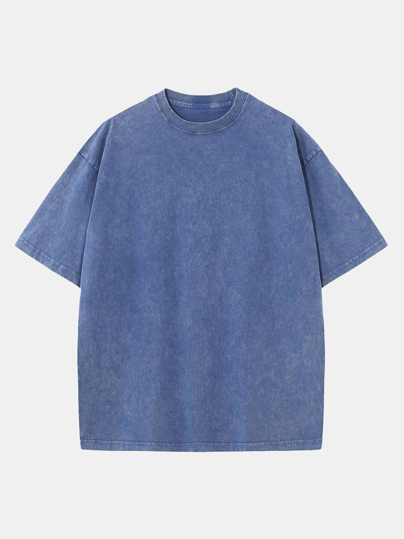 Washed Distressed Drop Shoulder T-Shirt sold by Hoooyi product image thumbnail 4