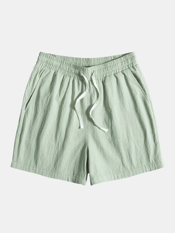 Textured Cotton 5" Shorts sold by Hoooyi