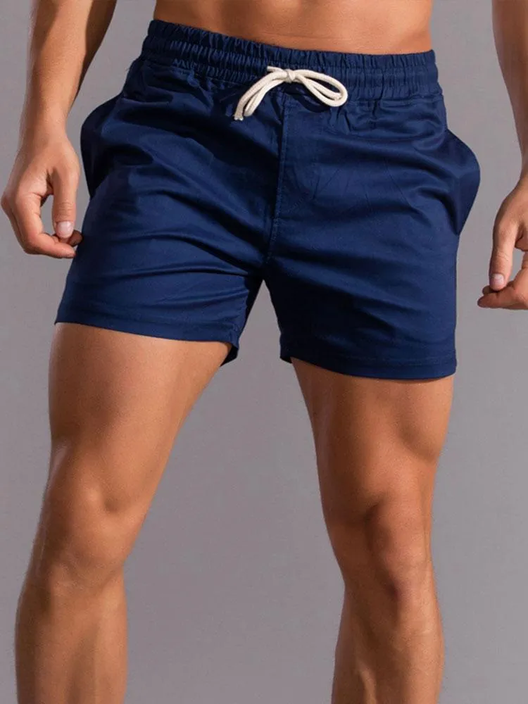 Cotton 3" Drawstring Shorts sold by Hoooyi product image thumbnail 2