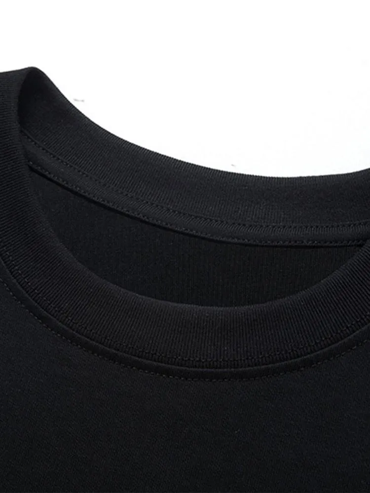 Rock Back Print Heavy Weight Oversize T-Shirt sold by Hoooyi product image thumbnail 3
