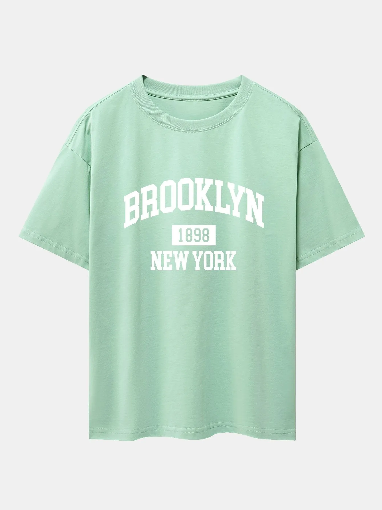 New York Print Heavy Weight Oversize T-Shirt sold by Hoooyi product image thumbnail 3
