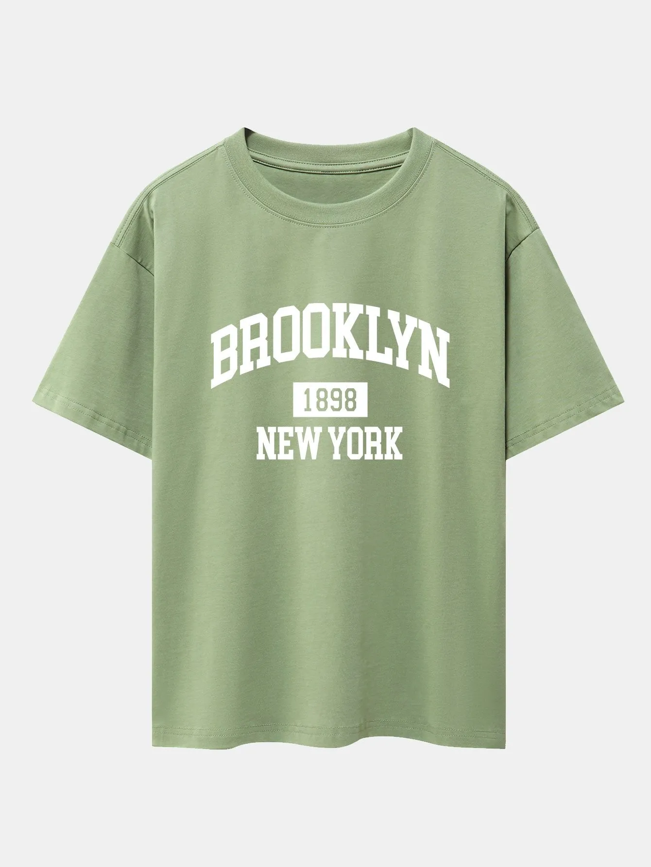 New York Print Heavy Weight Oversize T-Shirt sold by Hoooyi product image thumbnail 5