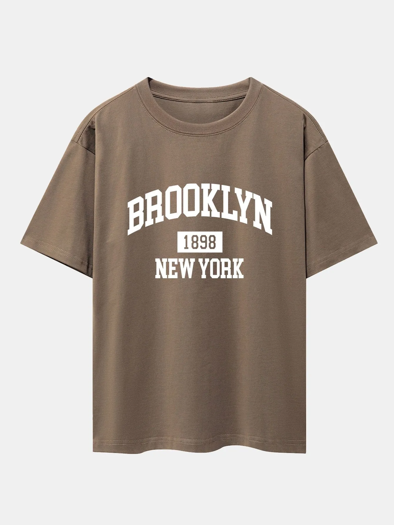 New York Print Heavy Weight Oversize T-Shirt sold by Hoooyi product image thumbnail 4
