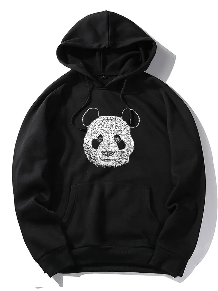 Panda Painting Print Hoodie sold by Hoooyi