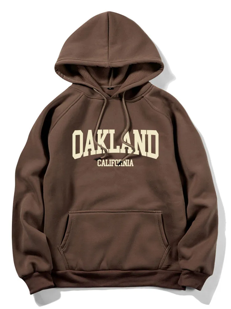 Oakland Print Hoodie sold by Hoooyi
